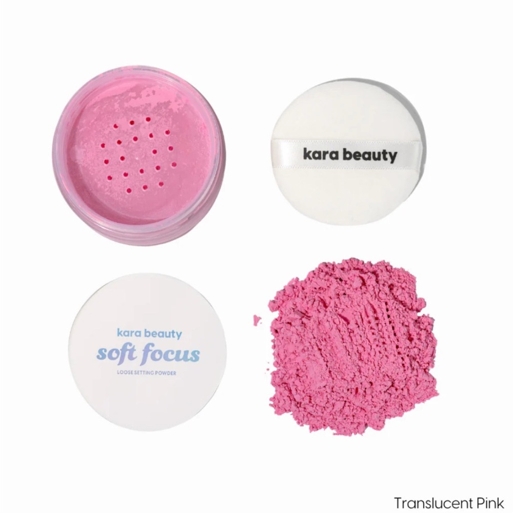 Kara Beauty Soft Focus Loose Setting Powder in Pink